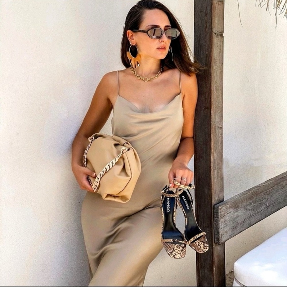 Mango draped dress bloggers fav - Picture 7 of 16